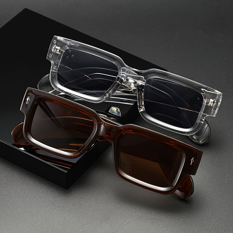 2pcs Men'S Stylish Sunglasses