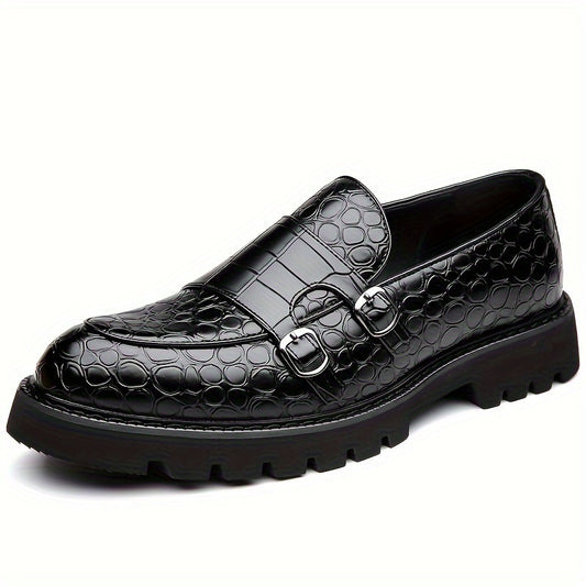 Men's Vintage Slip On Platform Loafer Shoes