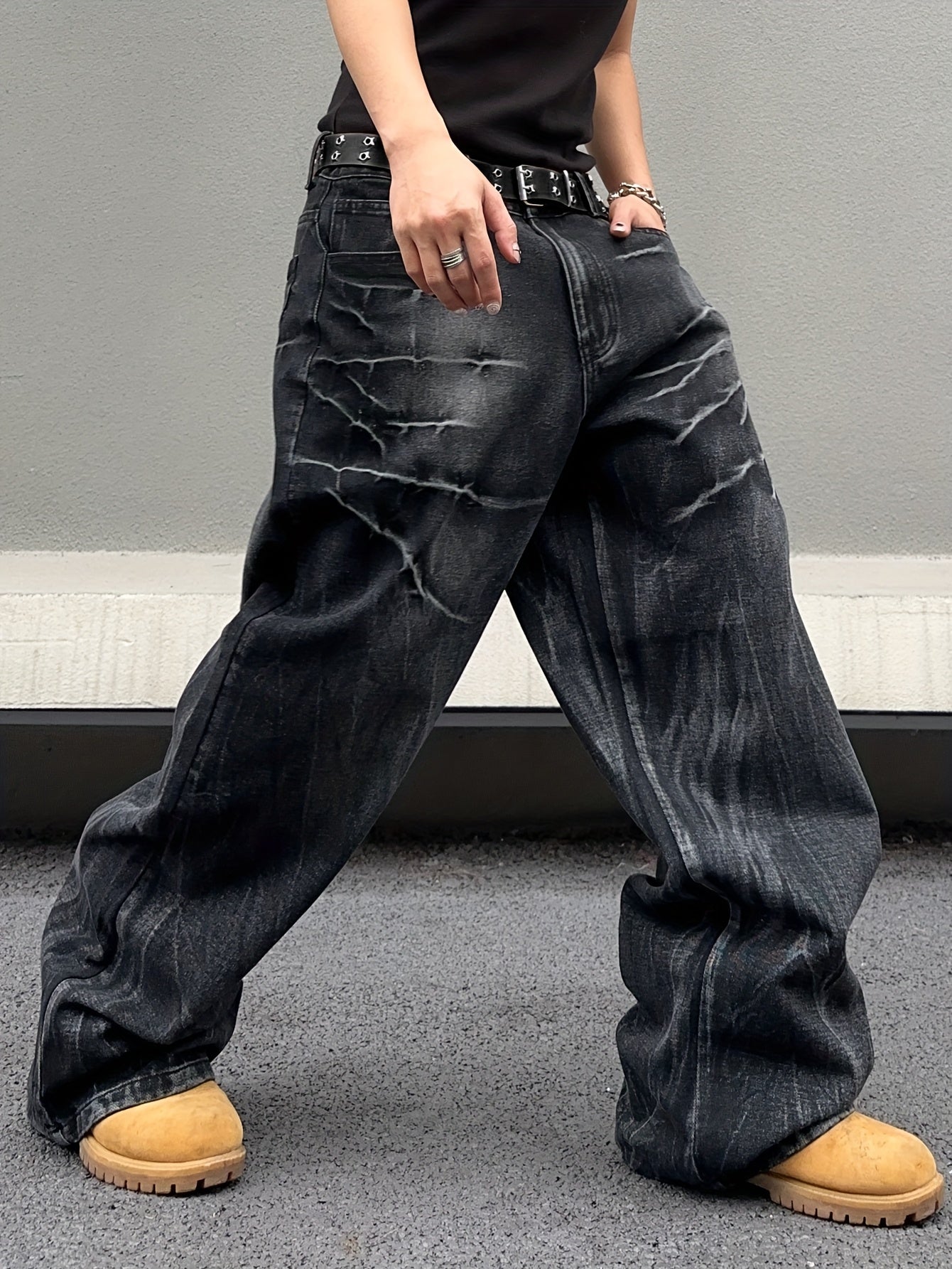 Men's Vintage Washed Jeans