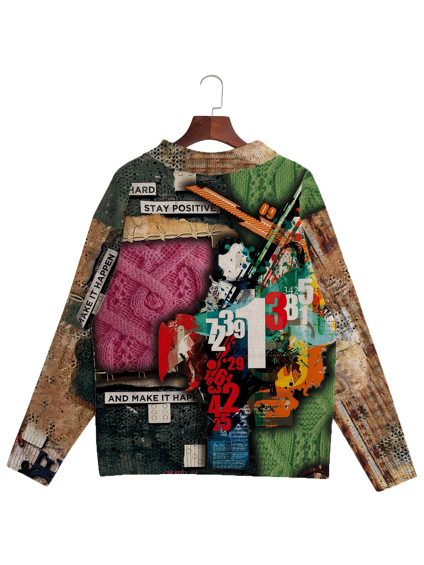 Men'S Casual Loose Fit Knit Sweater Cardigan