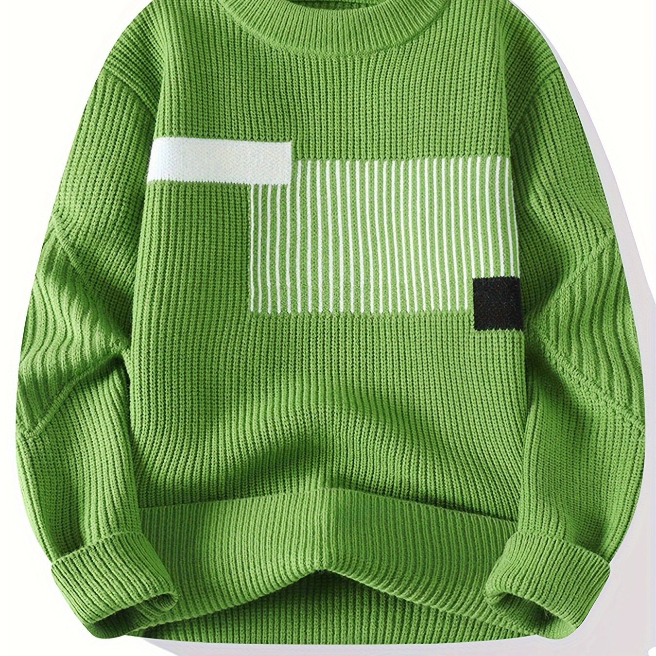 Iron Genghis Men's Geometric Pattern Sweater