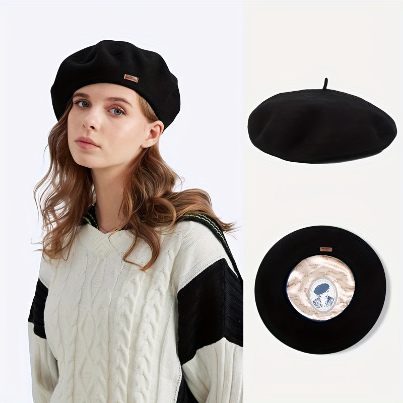Women's Lightweight Wool Beret Hat