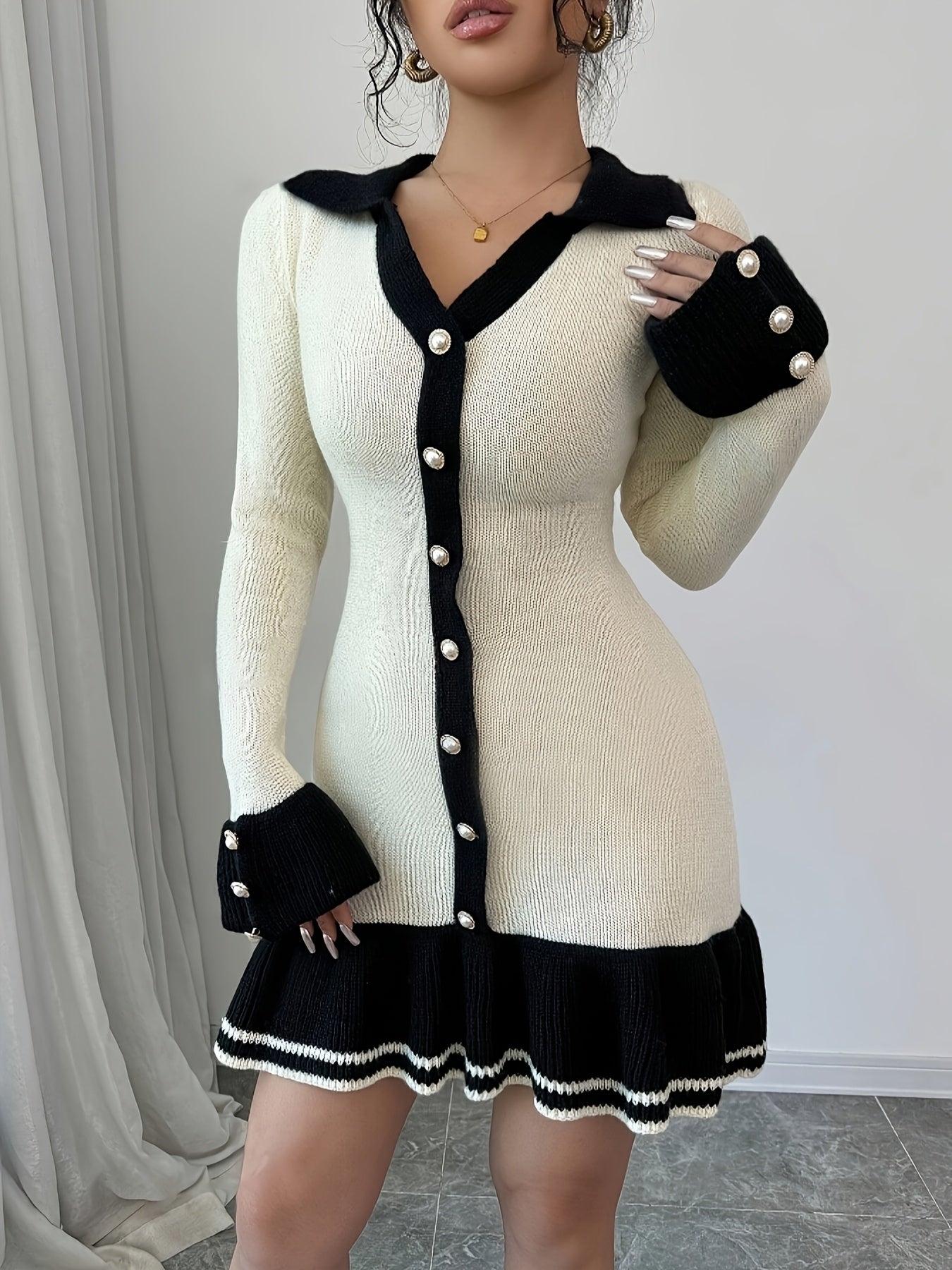 Women's Fabric Dress Elegant Targeted Style